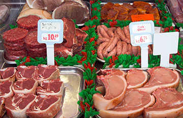 Select Lean Meat at the Butcher Shop